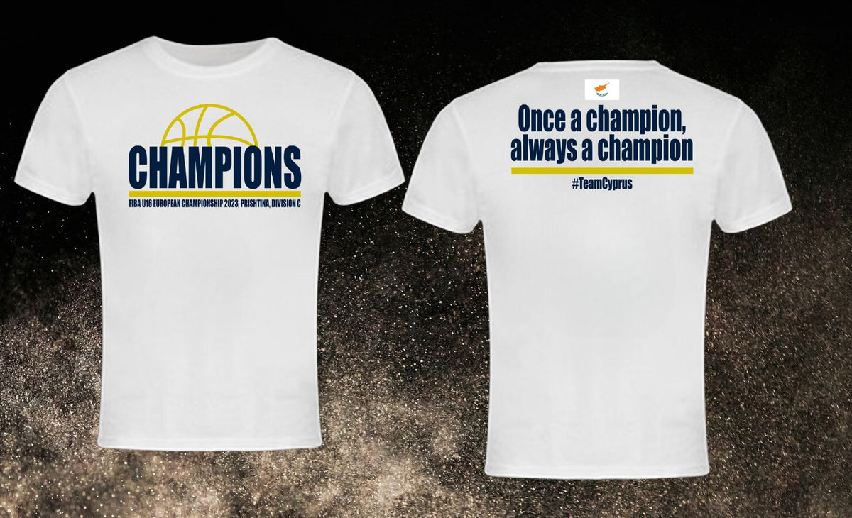 Champions Εθνική Παίδων 2023 Cyprus Basketball Store