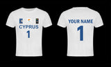 "Your Name" Cyprus National Team T-Shirt